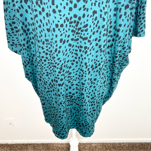 TORRID Herritage Womens Green Dotted V-Neck Short Sleeve T-Shirt Plus Size 3/ 3X - Picture 8 of 10